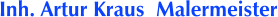 Malerbetrieb Projekt