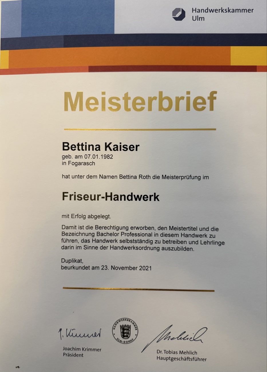 Friseursalon Projekt
